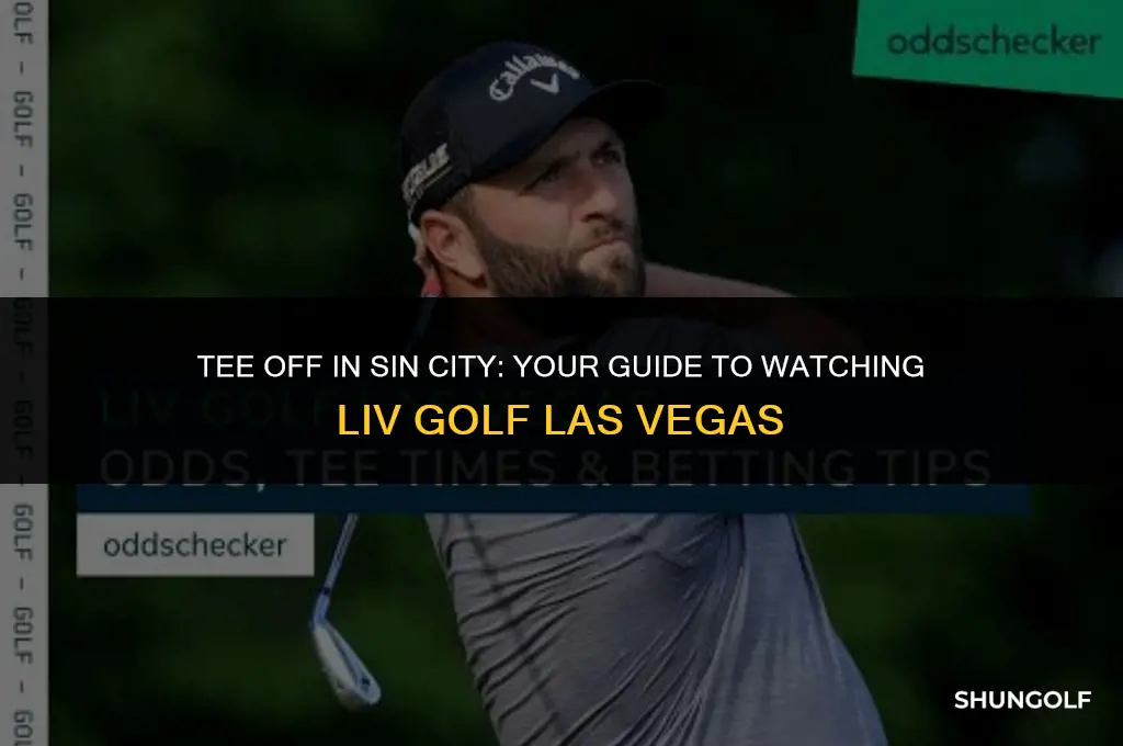 how to watch liv golf las vegas
