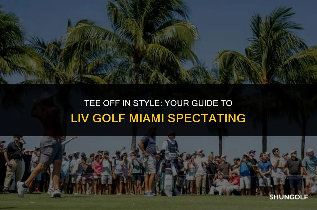how to watch liv golf miami