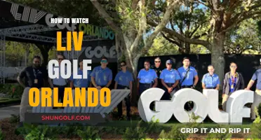 Tee Off to Excitement: Your Guide to Watching LIV Golf Orlando