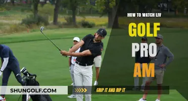 Tee Off with the Pros: Your Guide to Watching LIV Golf Pro-Am