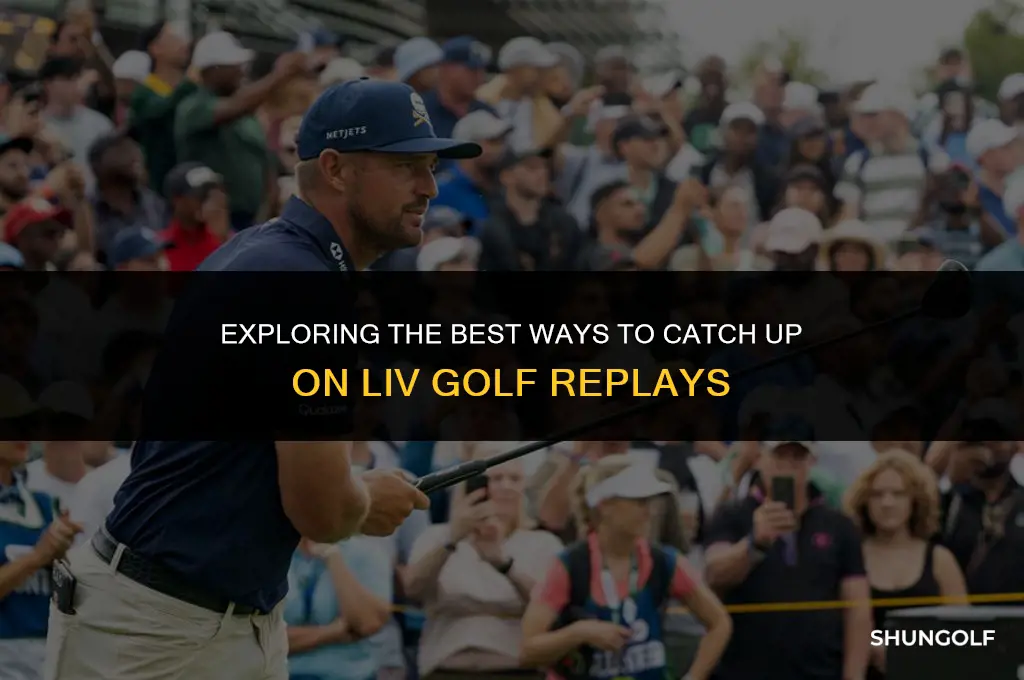 how to watch liv golf replay