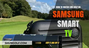 Tee Off Live: Golf Streaming on Your Samsung Smart TV