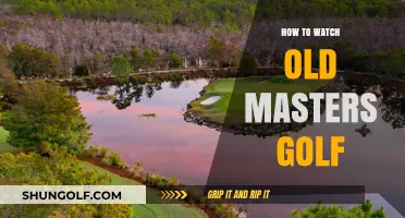 Revisit Golf's Golden Era: Streaming Old Masters Tournaments Online