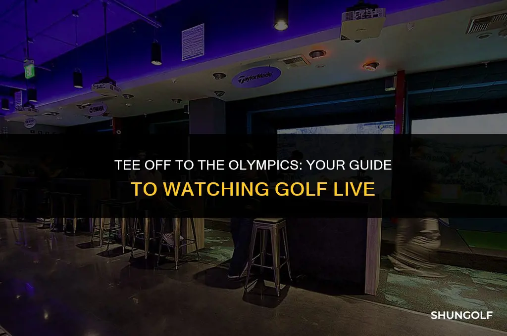 how to watch olympic golf live