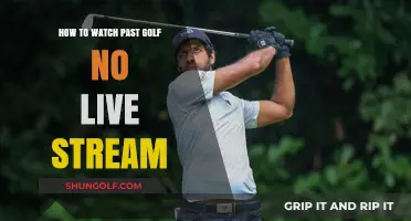 Exploring Options to Catch Up on Missed Golf Live Streams