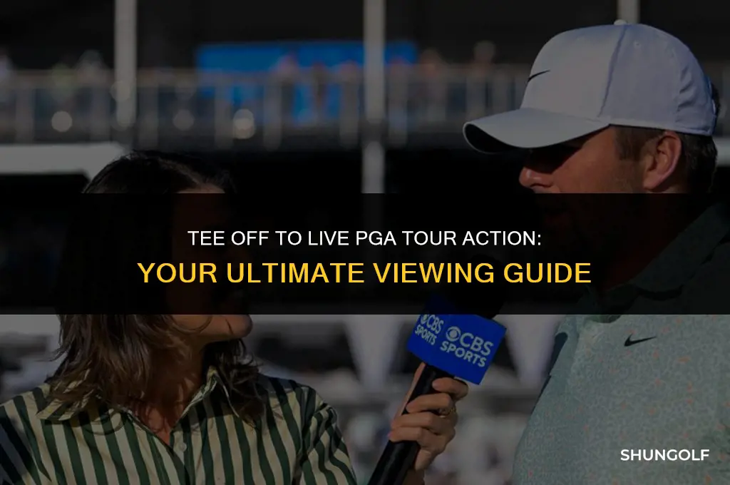how to watch pga tour live