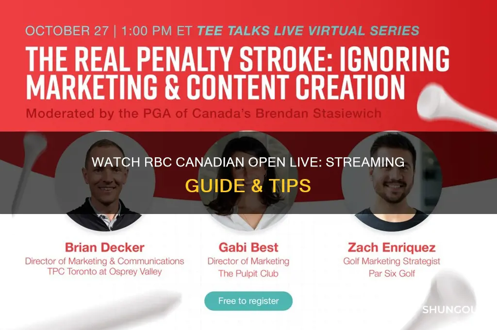 how to watch rbc canadian open