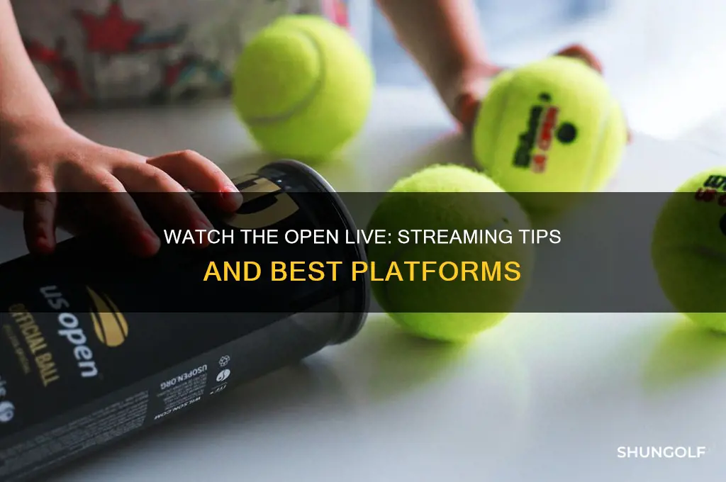 how to watch the open live