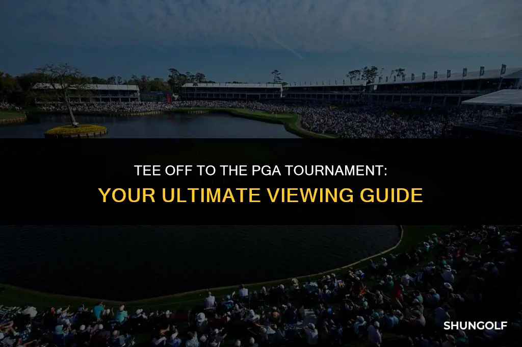 how to watch the pga tournament
