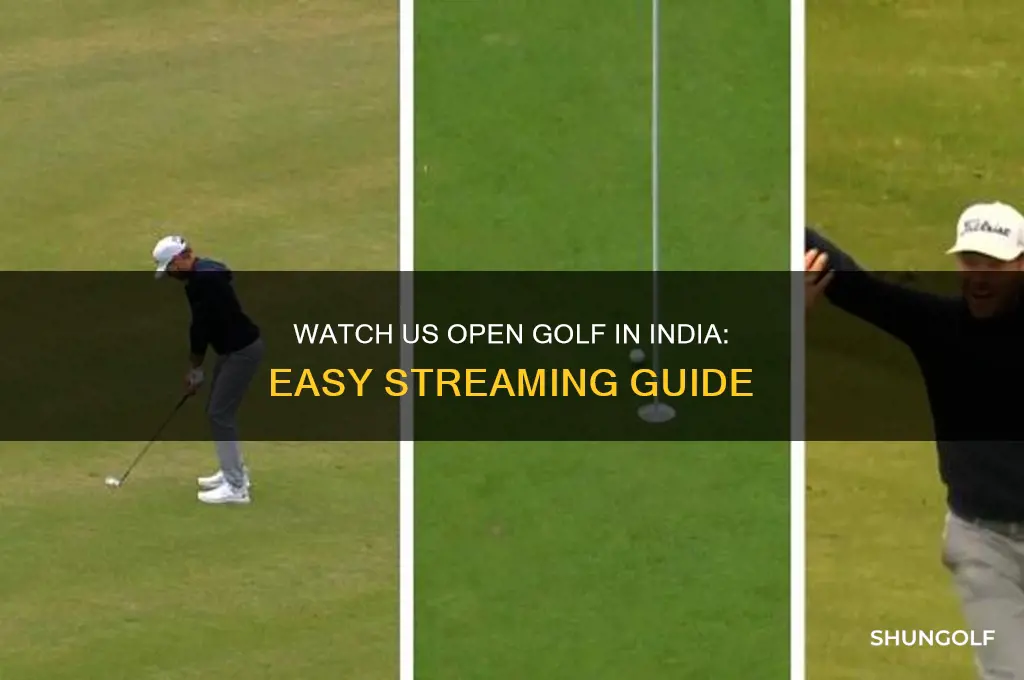 how to watch us open golf in india