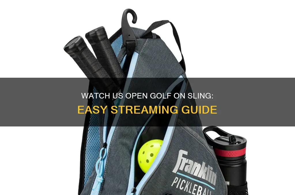 how to watch us open golf on sling