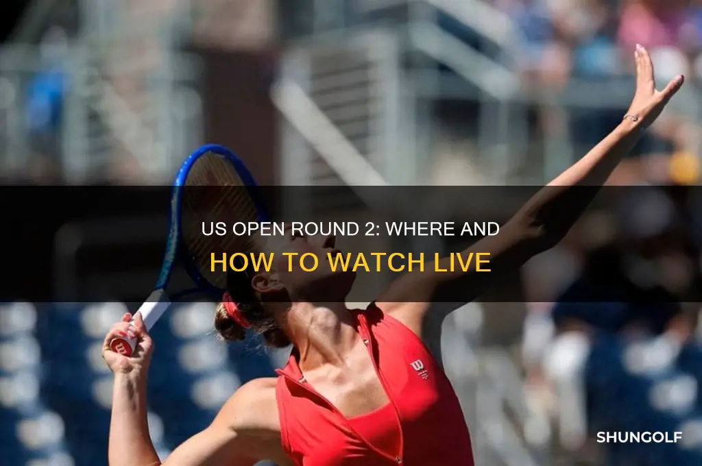 how to watch us open round 2