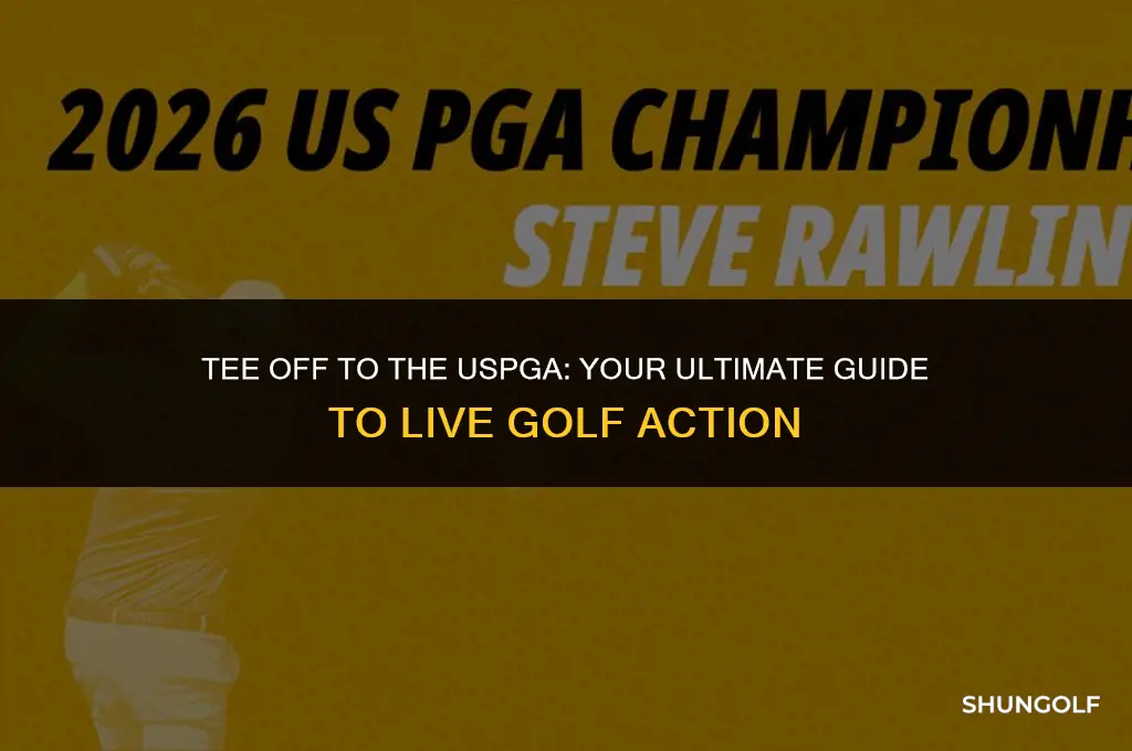 how to watch uspga golf live