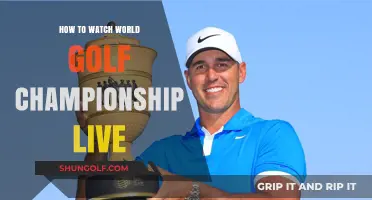 Tee Off to the World Golf Championship: Your Live Viewing Guide