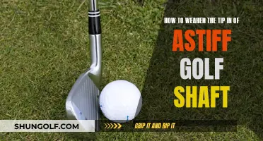 Mastering the Art of Wearing Down a Stiff Golf Shaft