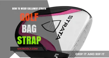Mastering Comfort: A Guide to Wearing Your Callaway Strata Golf Bag Strap