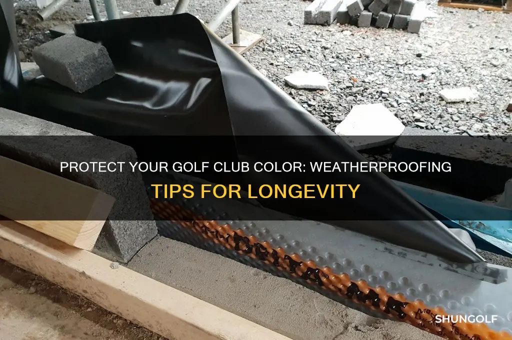 how to weatherproof your golf club color