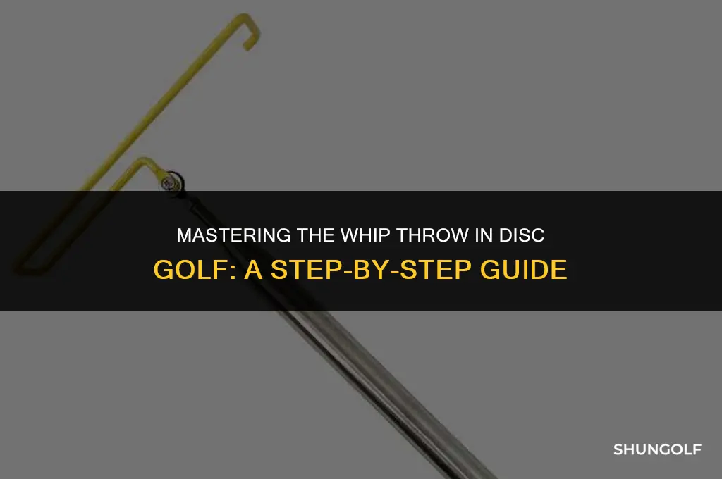 how to whip throw a disc golf