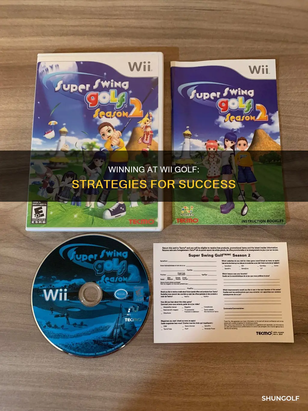 how to win at wii golf