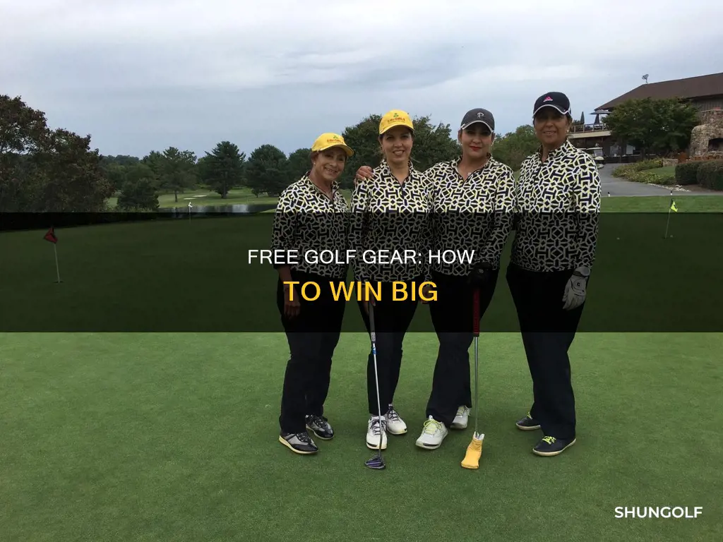 how to win free golf stuff