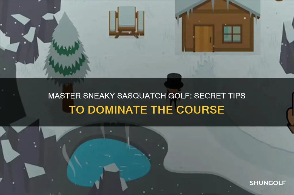 how to win golf in sneaky sasquatch