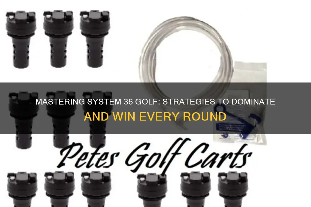 how to win in system 36 golf