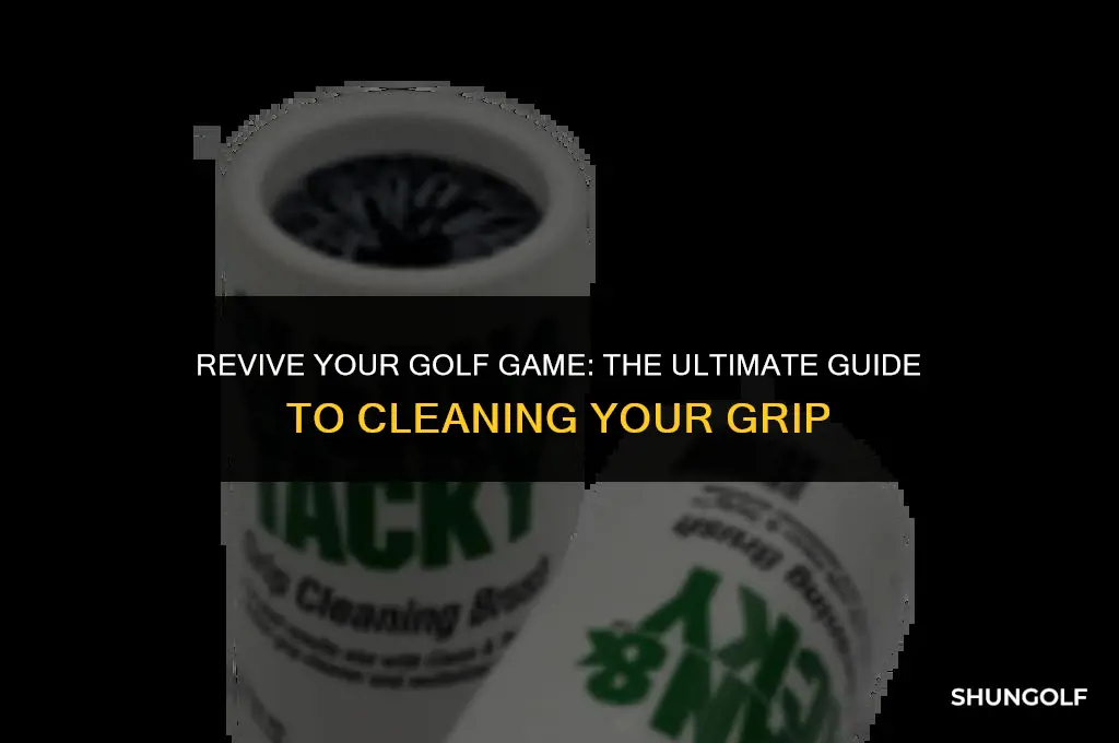 how to wipe the golf grip