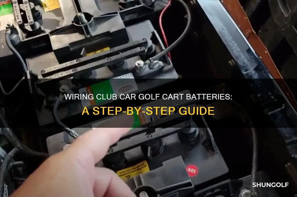 how to wire club car golf cart batteries