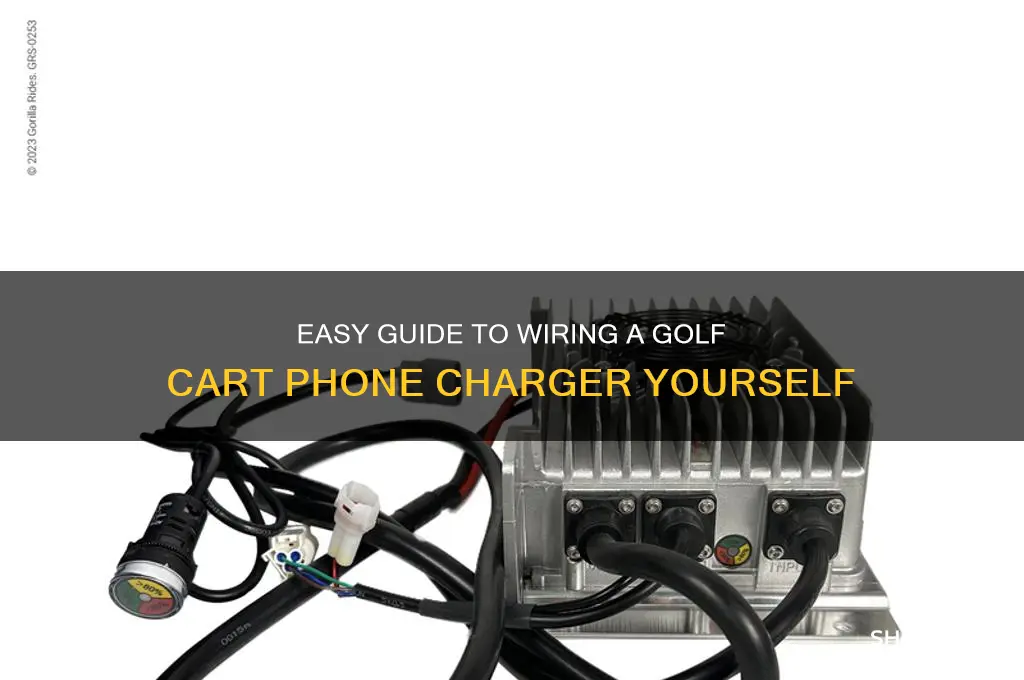 how to wire golf car phone charger