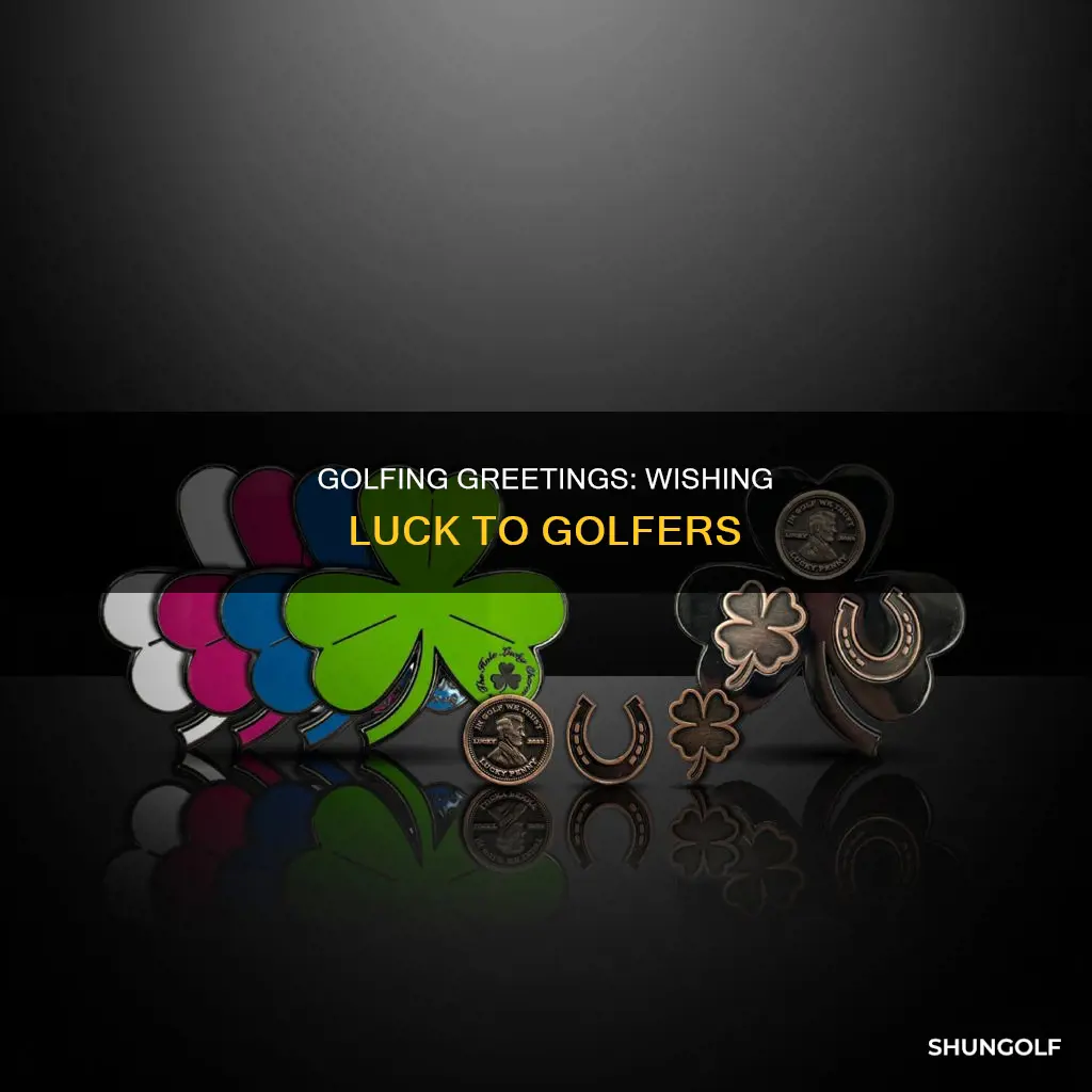 how to wish a golfer luck