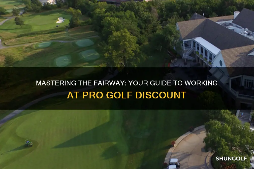 how to work at pro golf discount