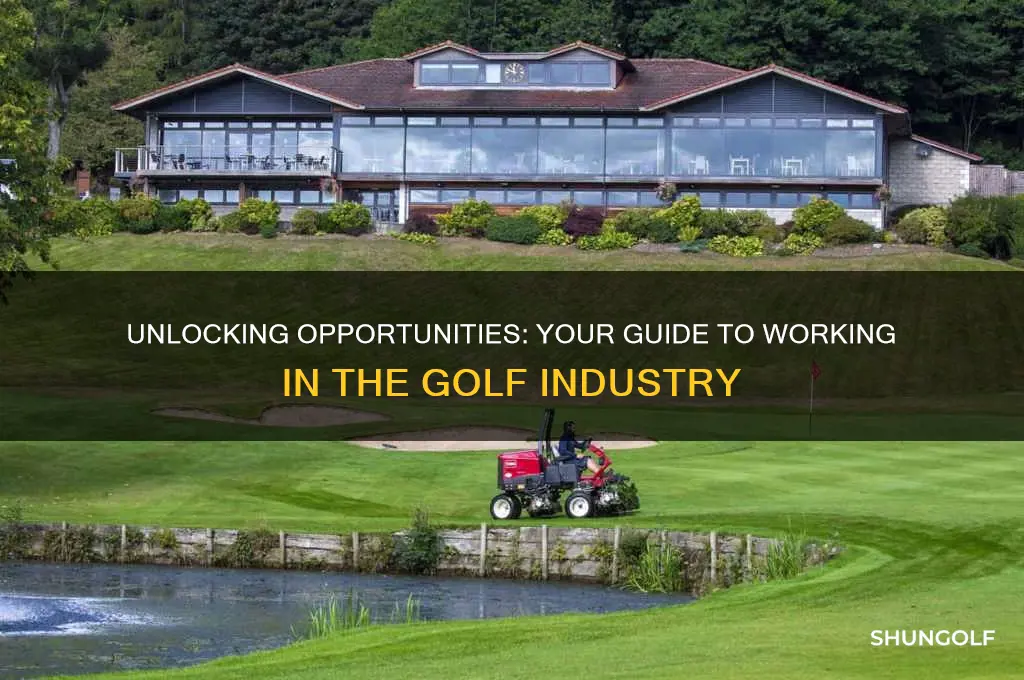 how to work for a golf company