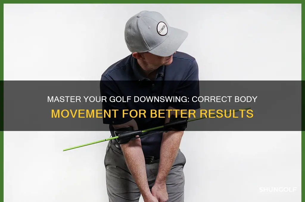 how to work on correcting my body movement golf downswing