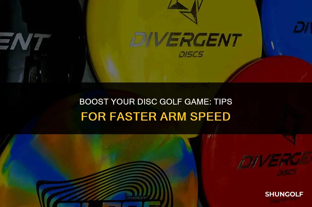 how to work on faster arm speed disc golf