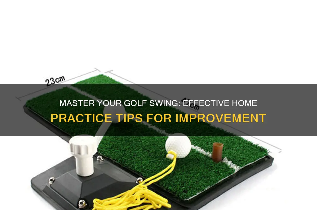 how to work on your golf game at home