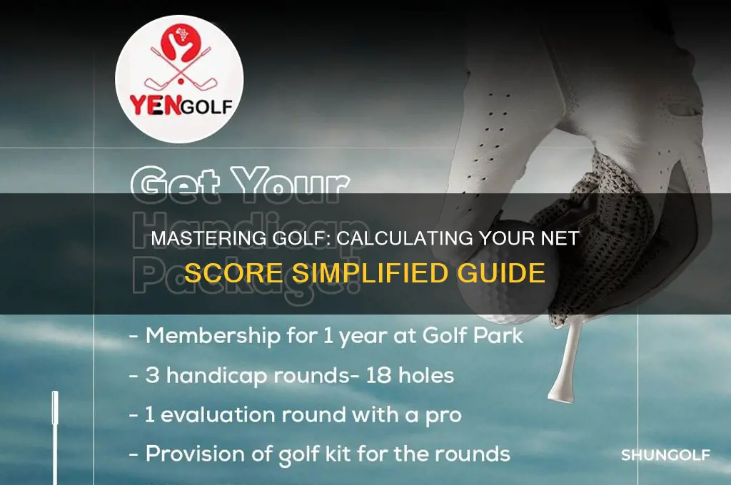 how to work out net score in golf
