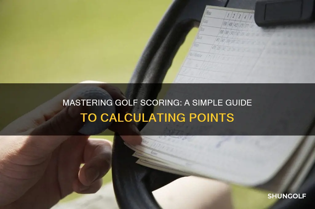 how to work out points in golf