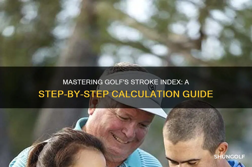 how to work out stroke index in golf
