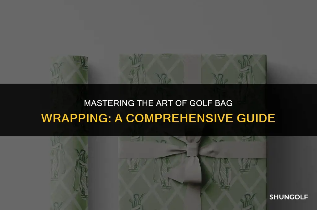 how to wrap a golf bag