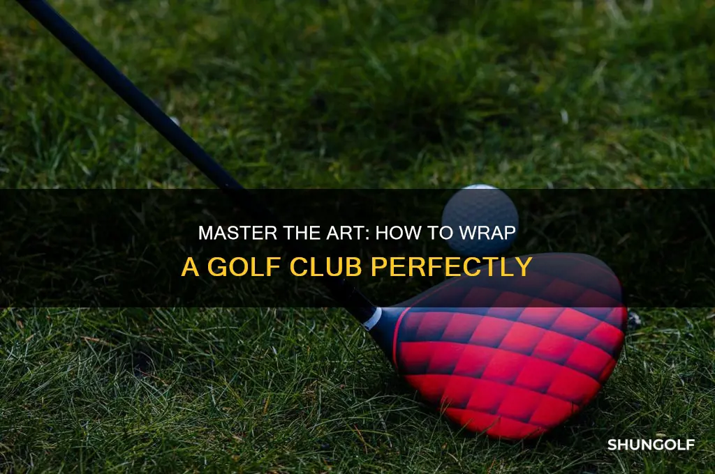how to wrap a golf club