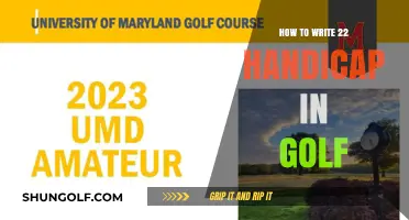 Mastering Golf Scores: Writing 22 Handicap Correctly on Your Card
