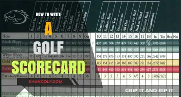 Golf Scorecard Writing: A Step-by-Step Guide
