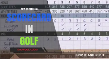 Mastering Golf Scorecards: A Step-by-Step Guide to Accurate Tracking