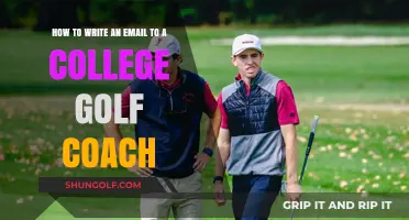 Mastering the Art of Emailing College Golf Coaches: Tips and Strategies