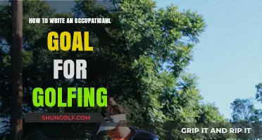 Mastering the Green: Crafting Effective Occupational Goals for Golfing Success
