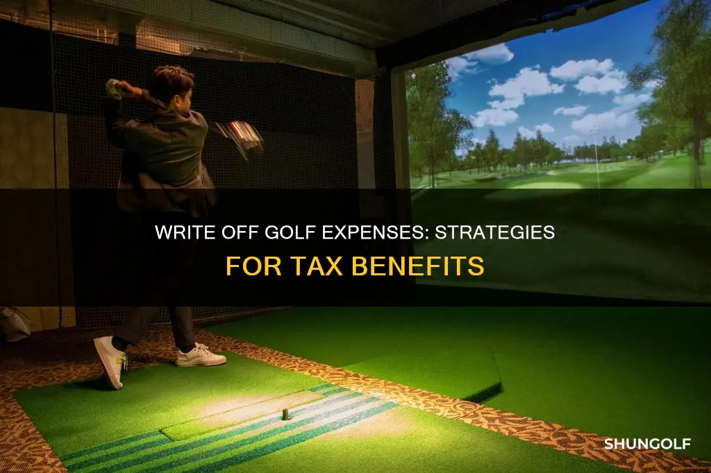 how to write off golf expenses