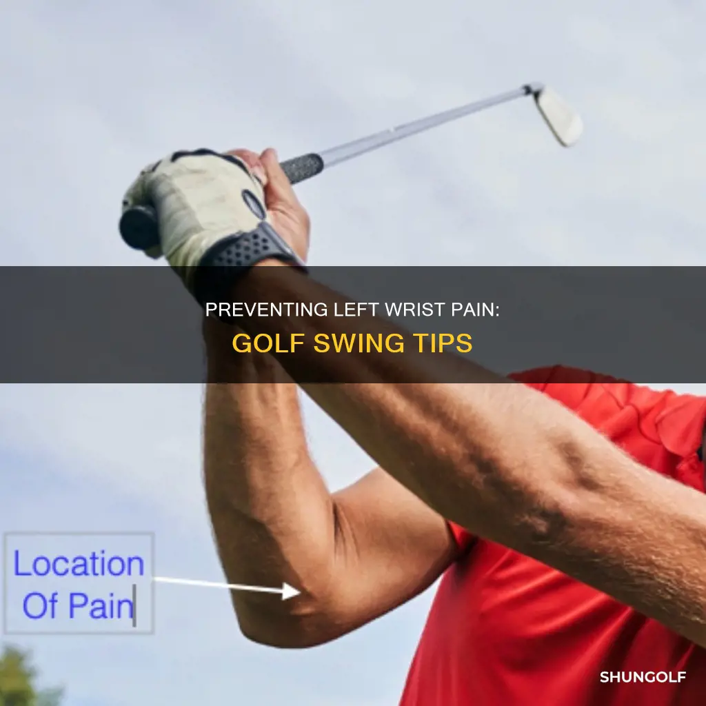 how toavoid left wrist pain golf