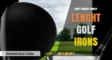 Mastering Uniformity: Crafting Single-Length Golf Irons for Consistent Performance