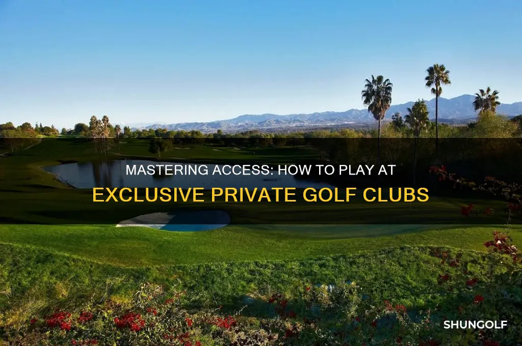 how toplay private golf club