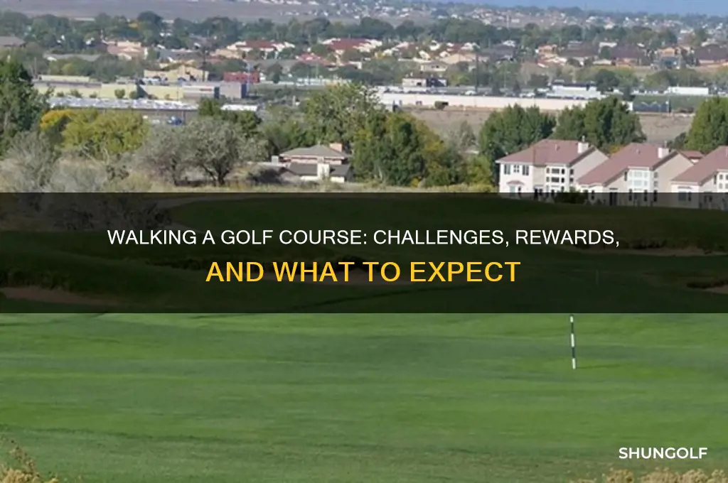 how tough is it to walk a golf course